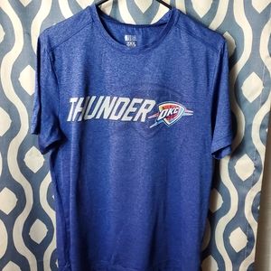 Authentic TX3 NBA Size M/M/M OKC Thunder T-Shirt
